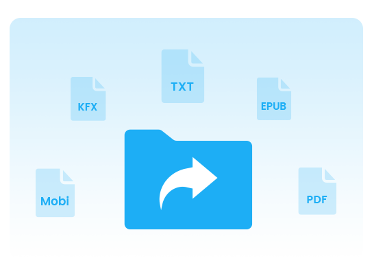 convert ebook to EPUB, Mobi, PDF, TXT and KFX