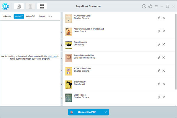 Add eBooks to Any eBook Converter