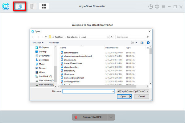 Add Books to Any eBook Converter