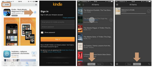 will kindle app sync epubs between devices