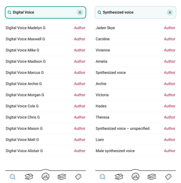 Digital and Synthesized Voice